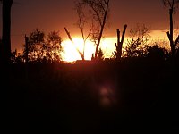 Bild: Abendrot an der Alten M&uuml;hle