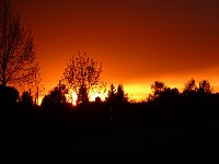 Bild: Abendrot an der Alten M&uuml;hle