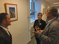 Bild: Junge Kunst in der Bleicher&ouml;der HELIOS-Klinik