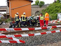 Bild: Schwerer Unfall am Bahn&uuml;bergang