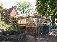 Bild: Richtfest f&uuml;r neuen Festsaal am Burggsathof
