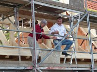 Bild: Richtfest f&uuml;r neuen Festsaal am Burggsathof