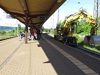 Bild: Gleisbau in Wolkramshausen