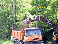 Bild: Gleisbau in Wolkramshausen