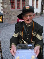 Bild: Peter Blei unterwegs in Stolberg