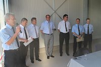 Die Kameraden der Sundhäuser Feuerwehr können sich nach langem warten endlich über ihr neues Gerätehaus freuen Bild: Die Kameraden der Sundhäuser Feuerwehr können sich nach langem warten endlich über ihr neues Gerätehaus freuen