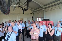 Die Kameraden der Sundhäuser Feuerwehr können sich nach langem warten endlich über ihr neues Gerätehaus freuen Bild: Die Kameraden der Sundhäuser Feuerwehr können sich nach langem warten endlich über ihr neues Gerätehaus freuen
