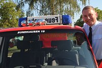 Die Kameraden der Sundhäuser Feuerwehr können sich nach langem warten endlich über ihr neues Gerätehaus freuen Bild: Die Kameraden der Sundhäuser Feuerwehr können sich nach langem warten endlich über ihr neues Gerätehaus freuen