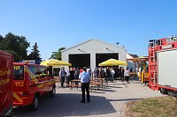 Die Kameraden der Sundhäuser Feuerwehr können sich nach langem warten endlich über ihr neues Gerätehaus freuen Bild: Die Kameraden der Sundhäuser Feuerwehr können sich nach langem warten endlich über ihr neues Gerätehaus freuen