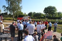 Die Kameraden der Sundhäuser Feuerwehr können sich nach langem warten endlich über ihr neues Gerätehaus freuen Bild: Die Kameraden der Sundhäuser Feuerwehr können sich nach langem warten endlich über ihr neues Gerätehaus freuen