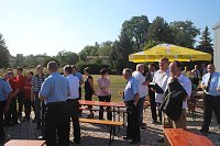 Die Kameraden der Sundhäuser Feuerwehr können sich nach langem warten endlich über ihr neues Gerätehaus freuen Bild: Die Kameraden der Sundhäuser Feuerwehr können sich nach langem warten endlich über ihr neues Gerätehaus freuen