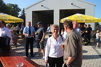Die Kameraden der Sundhäuser Feuerwehr können sich nach langem warten endlich über ihr neues Gerätehaus freuen Bild: Die Kameraden der Sundhäuser Feuerwehr können sich nach langem warten endlich über ihr neues Gerätehaus freuen