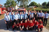 Die Kameraden der Sundhäuser Feuerwehr können sich nach langem warten endlich über ihr neues Gerätehaus freuen Bild: Die Kameraden der Sundhäuser Feuerwehr können sich nach langem warten endlich über ihr neues Gerätehaus freuen