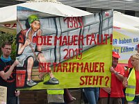 Unterstützung für Gewerkschaftsforderungen in Leipzig Bild: Unterstützung für Gewerkschaftsforderungen in Leipzig
