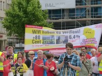Unterstützung für Gewerkschaftsforderungen in Leipzig Bild: Unterstützung für Gewerkschaftsforderungen in Leipzig