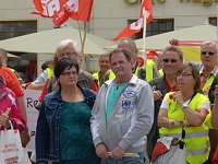 Unterstützung für Gewerkschaftsforderungen in Leipzig Bild: Unterstützung für Gewerkschaftsforderungen in Leipzig