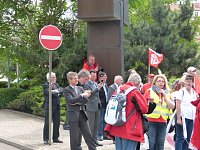 Unterstützung für Gewerkschaftsforderungen in Leipzig Bild: Unterstützung für Gewerkschaftsforderungen in Leipzig