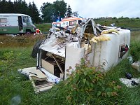 Schwerer Unfall auf der A9 Bild: Schwerer Unfall auf der A9