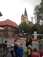 Bild: Die Petersdorfer Eichenbergzwerge auf Entdeckertour in Nordhausen