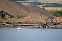 Industrie an den Bielener Kiesgewässern Bild: Industrie an den Bielener Kiesgewässern