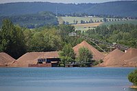 Industrie an den Bielener Kiesgewässern Bild: Industrie an den Bielener Kiesgewässern