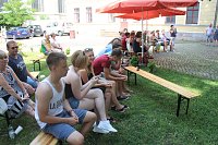 Die Nordhäuser Musikschule spielte heute für die Jugendkunstschule auf Bild: Die Nordhäuser Musikschule spielte heute für die Jugendkunstschule auf