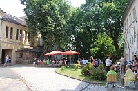Die Nordhäuser Musikschule spielte heute für die Jugendkunstschule auf Bild: Die Nordhäuser Musikschule spielte heute für die Jugendkunstschule auf