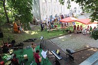 Die Nordhäuser Musikschule spielte heute für die Jugendkunstschule auf Bild: Die Nordhäuser Musikschule spielte heute für die Jugendkunstschule auf