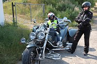 Bild: Coole Bikes auf hei&szlig;em Asphalt