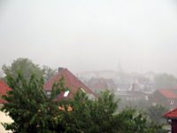 Unwetter über Nordhausen Bild: Unwetter über Nordhausen