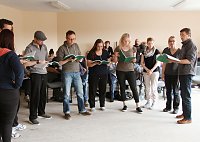 Ausschnitt aus den Proben zu "Robin Hood" Bild: Ausschnitt aus den Proben zu "Robin Hood"