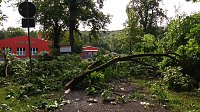 In den Morgenstunden wurde im Landkreis Nordhausen mit den Aufräumarbeiten begonnen Bild: In den Morgenstunden wurde im Landkreis Nordhausen mit den Aufräumarbeiten begonnen