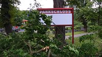 In den Morgenstunden wurde im Landkreis Nordhausen mit den Aufräumarbeiten begonnen Bild: In den Morgenstunden wurde im Landkreis Nordhausen mit den Aufräumarbeiten begonnen