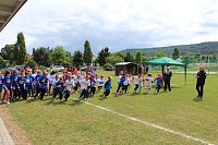 Laufen gegen Leukämie - zur Kinderolympiade in Obergebra wurden auch Spenden für den siebenjährigen Neo Dominik gesammelt Bild: Laufen gegen Leukämie - zur Kinderolympiade in Obergebra wurden auch Spenden für den siebenjährigen Neo Dominik gesammelt