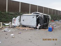 Unfall auf der auf der Autobahn Bild: Unfall auf der auf der Autobahn
