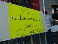 Protest der Beschäftigten Bild: Protest der Beschäftigten
