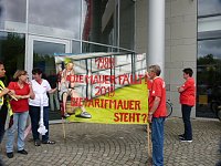 Protest der Beschäftigten Bild: Protest der Beschäftigten