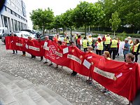 Protest der Beschäftigten Bild: Protest der Beschäftigten