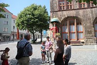 Stadtführung für Neu-Nordhäuser mit Gerald Beyermann und klettern auf dem PeterStein Bild: Stadtführung für Neu-Nordhäuser mit Gerald Beyermann und klettern auf dem PeterStein