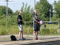 Bild: Lok-Spektakel im Bahnhof Nordhausen - zweimal eine "01"