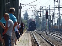 Bild: Lok-Spektakel im Bahnhof Nordhausen - zweimal eine "01"
