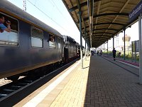 Bild: Lok-Spektakel im Bahnhof Nordhausen - zweimal eine "01"