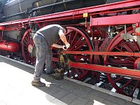 Bild: Lok-Spektakel im Bahnhof Nordhausen - zweimal eine "01"