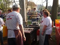 Bild: Osterfeuer in Salza