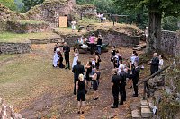 Bild: Hochzeit auf der Burgruine Hohnstein