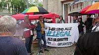 Bild: Zwei Kundgebungen in Nordhausen
