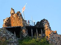 Bild: Zu Besuch auf der Burgruine Hohnstein