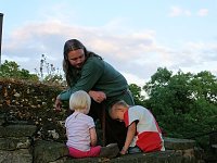 Bild: Zu Besuch auf der Burgruine Hohnstein