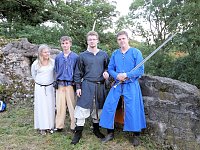 Bild: Zu Besuch auf der Burgruine Hohnstein