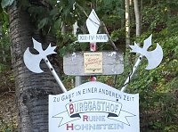 Bild: Zu Besuch auf der Burgruine Hohnstein